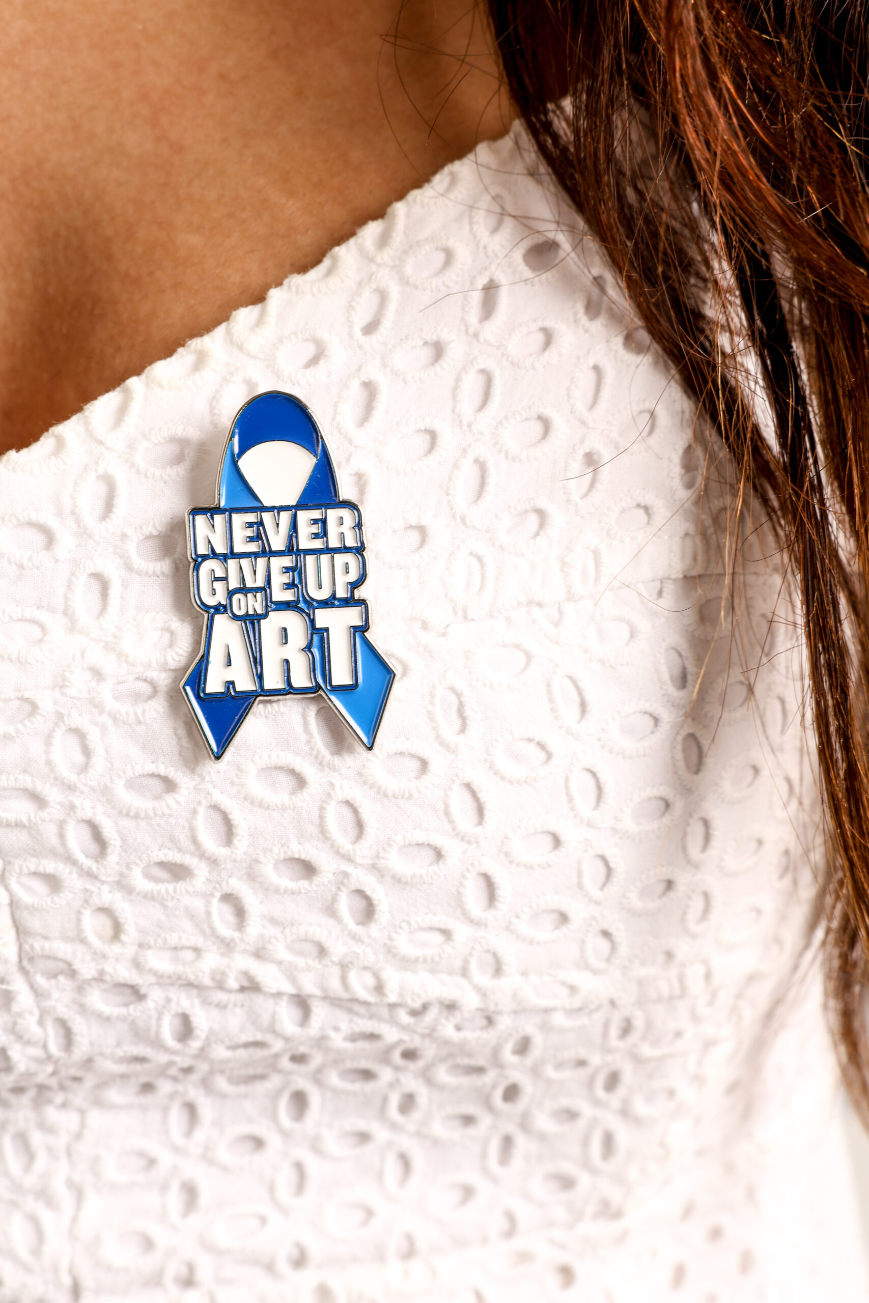 Pin-Never Give Up on Art